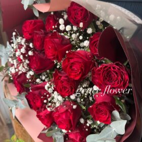ドラマチックプロポーズ 赤いバラ21本の花束